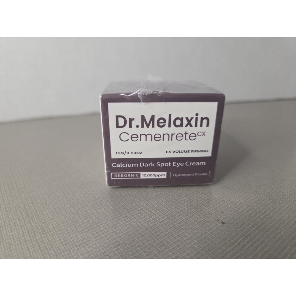 Dr. Melaxin VitaliQ Cemenrete Calcium Dark Spot Eye Cream ~ New in box MFG 2/26